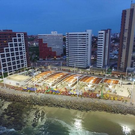 Flat Luxuoso Alto Padrao Frente Mar Com 2 Suites No Iate Plaza Fortaleza  Exterior photo