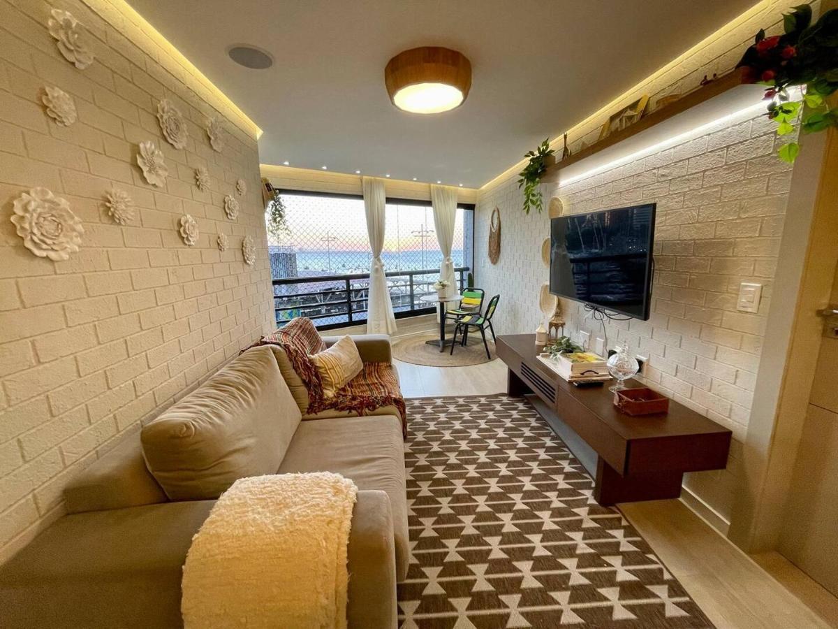 Flat Luxuoso Alto Padrao Frente Mar Com 2 Suites No Iate Plaza Fortaleza  Exterior photo