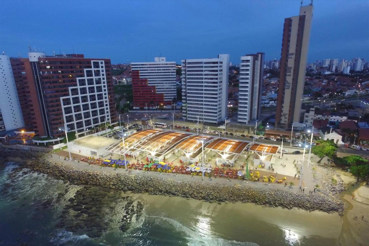 Flat Luxuoso Alto Padrao Frente Mar Com 2 Suites No Iate Plaza Fortaleza  Exterior photo